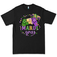 Black mardi gras game Premium Tee - MaliasSmallBusiness