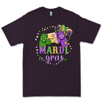 Plum mardi gras game Premium Tee - MaliasSmallBusiness