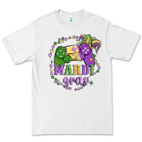 White mardi gras game Premium Tee - MaliasSmallBusiness