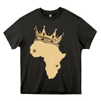 Asphalt africa with crown Heavy Core Tee - MaliasSmallBusiness