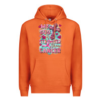 Carrot My God is stronger than Cancer Premium Hoodie - FaDigitalArtStudio