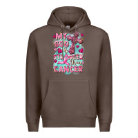 Coffee My God is stronger than Cancer Premium Hoodie - FaDigitalArtStudio