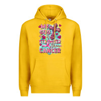 Lemon My God is stronger than Cancer Premium Hoodie - FaDigitalArtStudio