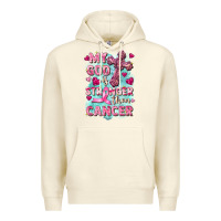 Sandshell My God is stronger than Cancer Premium Hoodie - FaDigitalArtStudio
