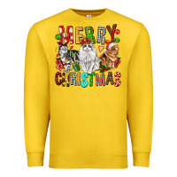 Lemon Merry christmas cats Premium Sweatshirt - FaDigitalArtStudio
