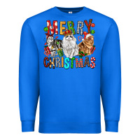 True Royal Merry christmas cats Premium Sweatshirt - FaDigitalArtStudio
