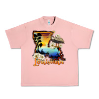 Salmon louisiana  sunset map magnolia Urban Heavy Tee - BarkalooDesign