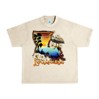 Sandshell louisiana  sunset map magnolia Urban Heavy Tee - BarkalooDesign