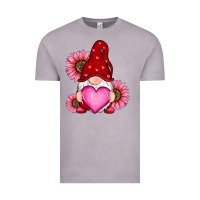 Vintage Zinc valentines day with sunflowers gnomes Vintage Tee - RanaPortraitStore