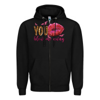 Black you blow me away olivia Zipper Hoodie - OliviaCreatesArt