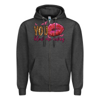 Charcoal Heather you blow me away olivia Zipper Hoodie - OliviaCreatesArt