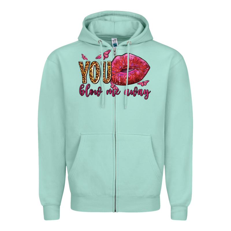 You Blow Me Away Olivia Zipper Hoodie by OliviaCreatesArt | Teevron