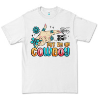 White western turquoise put em up cowboy Premium Tee - MaliasSmallBusiness