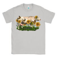 Charolais Cow With Sunflower Classic Tee | Teevron