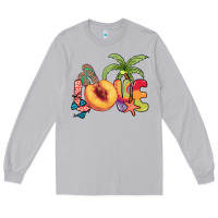 Moon Dust Love peach summer Long Sleeve Tee - NancyCooperArtShop