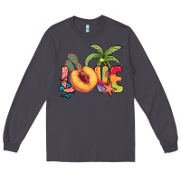 Smoke Love peach summer Long Sleeve Tee - NancyCooperArtShop