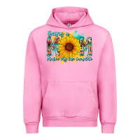 Fuchsia Pink being a mom makes my life complete Urban Hoodie - RacoonDesign