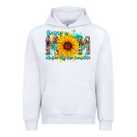 White being a mom makes my life complete Urban Hoodie - RacoonDesign