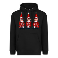 Black Christmas Elfs Heavyweight Hoodie - FaDigitalArtStudio
