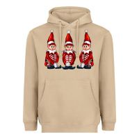 Mushroom Christmas Elfs Heavyweight Hoodie - FaDigitalArtStudio