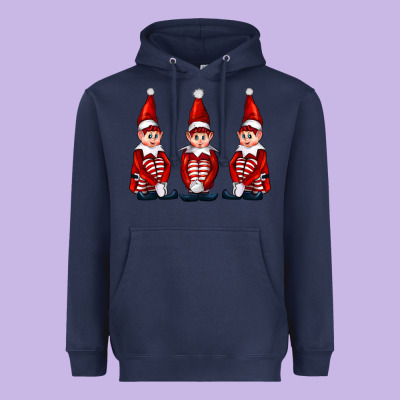 Christmas Elfs Heavyweight Hoodie Designed By Fadigitalartstudio