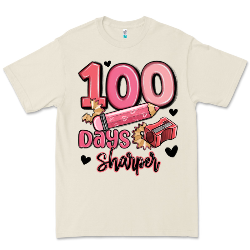100 Days Sharper School Premium Tee by MaliasSmallBusiness | Teevron