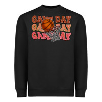 Black game day game day game day basketball Heavyweight Sweatshirt - HowdyJamesFarm