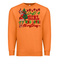 Carrot Just A Girl Who Loves Christmas Premium Sweatshirt - FaDigitalArtStudio