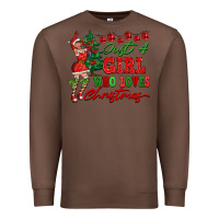 Chestnut Just A Girl Who Loves Christmas Premium Sweatshirt - FaDigitalArtStudio