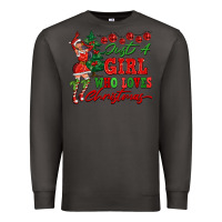 Smoke Just A Girl Who Loves Christmas Premium Sweatshirt - FaDigitalArtStudio