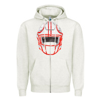 Oatmeal Heather football helmet fa element Zipper Hoodie - FaDigitalArtStudio