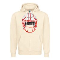 Sandshell football helmet fa element Zipper Hoodie - FaDigitalArtStudio