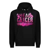 Black Heal Cancer for nothing is impossible Premium Hoodie - FaDigitalArtStudio
