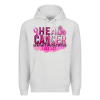Dove Grey Heal Cancer for nothing is impossible Premium Hoodie - FaDigitalArtStudio