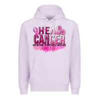 Lilac Heal Cancer for nothing is impossible Premium Hoodie - FaDigitalArtStudio