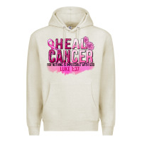 Oatmeal Heather Heal Cancer for nothing is impossible Premium Hoodie - FaDigitalArtStudio