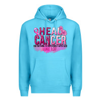 Ocean Blue Heal Cancer for nothing is impossible Premium Hoodie - FaDigitalArtStudio