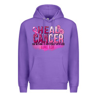Purple Heal Cancer for nothing is impossible Premium Hoodie - FaDigitalArtStudio
