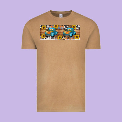 Fall Truck Vintage Tee Designed By Artiststas