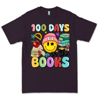 Plum 100 days in the books Premium Tee - MaliasSmallBusiness