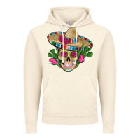 Vintage Artic mexican skull sombrero roses cactus serape Vintage Hoodie - Artiststas