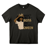 Asphalt hustle like a boss live like a queen Heavy Core Tee - MaliasSmallBusiness