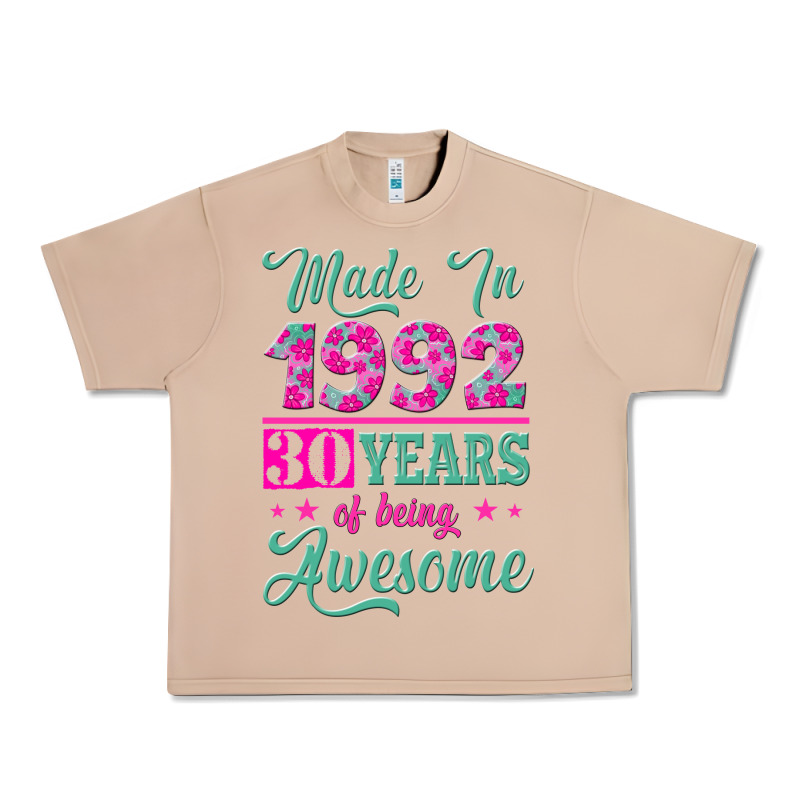 Made In 1992, 30 Years Of Being Awesome Urban Heavy Tee by Jasminsmagicworld | Teevron