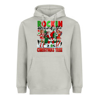 Moon Dust Rockin Around The Christmas Tree Heavyweight Hoodie - FaDigitalArtStudio