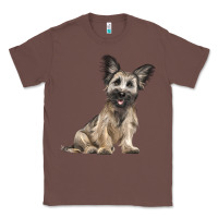 Chestnut Skye Terrier Dog Illustrations Classic Tee - LillyAllenDesigns