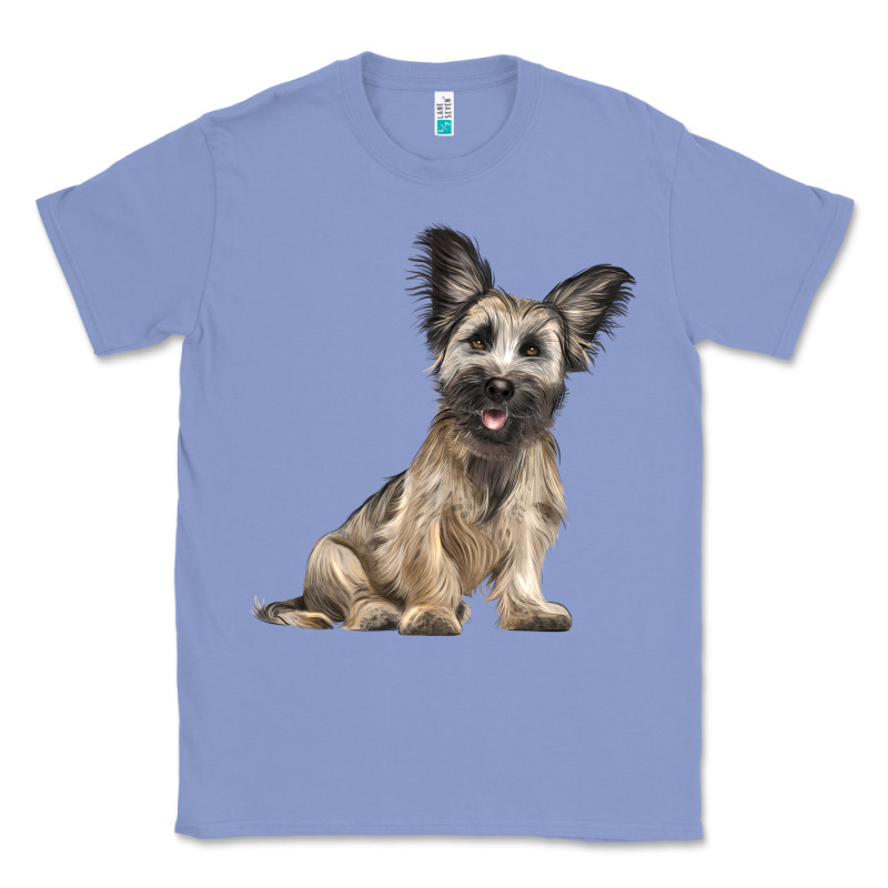 Skye Terrier Dog Illustrations Classic Tee by LillyAllenDesigns | Teevron