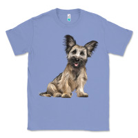 Colony Blue Skye Terrier Dog Illustrations Classic Tee - LillyAllenDesigns
