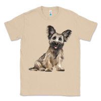 Mushroom Skye Terrier Dog Illustrations Classic Tee - LillyAllenDesigns