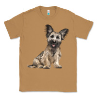 Toasted Coconut Skye Terrier Dog Illustrations Classic Tee - LillyAllenDesigns