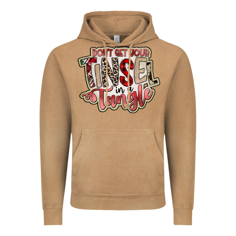 Dont Get Your Tinsel In A Tangle Vintage Hoodie by SublimationCraftShop | Teevron